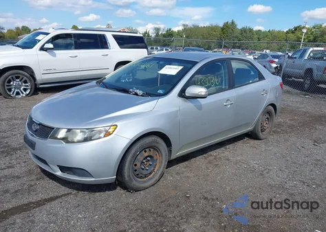 2010 Kia Forte Ex из США, поврежденный, VIN KNAFU4A2XA5235612